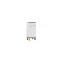 armoire de salle de bain cintra white - 35 x 33 x 86 cm - meuble bas