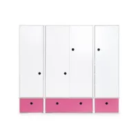 armoire 4 p colorflex pink