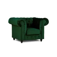 warren - fauteuil chesterfield en velours vert warren-vel-ver-1