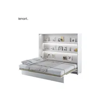 lenart lit escamotable bed concept 14 160x200 horizontal blanc mat