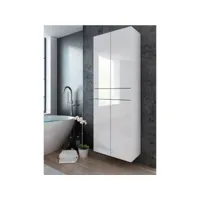 colonne pureza 60 cm - blanc laquébm salle de bain suspendue ou posée