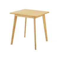 table de salle à manger carrée pour 2 personnes 75 x 70 x 70 cm bambou helloshop26 03_0008698