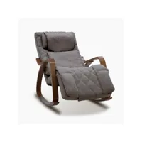 rocking chair massant youki sp5900grisfonce