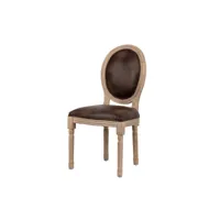 chaise en bois-pu 50x54x96 cm