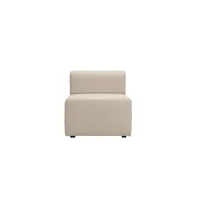 pinot - chauffeuse 70 pour canapé modulable en tissu beige - made in france