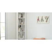 homemania bibliothèque seth - blanc - 34 x 34 x 161 cm hio8681847186465