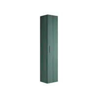 armoire de rangement de pluto hauteur 150cm vert bois - meuble de rangement haut placard armoire colonne