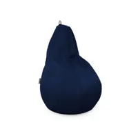 pouf poire respirant 3d bleu happers 3711806