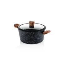 westinghouse - casserole 24 cm - induction - marbre noir - edition spéciale wccc0085024mbb