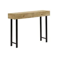 table console bois de manguier massif 102 x 30 x 79 cm