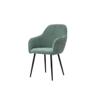 fauteuil velvet vert