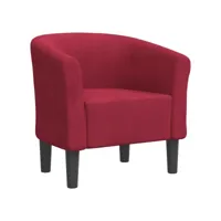 fauteuil salon - fauteuil cabriolet rouge bordeaux velours 70x56x68 cm - design rétro best00009740137-vd-confoma-fauteuil-m05-2468