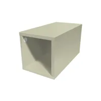 cube de rangement bois 25x50 cm 25x50 moka cube25-moka