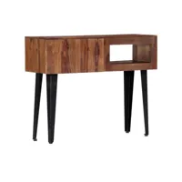 table console 90 x 30 x 75 cm bois de sesham massif