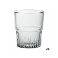 set de verres duralex 1013ab06 empilable transparent verre 6 pièces 16 cl (12 unités) (6 pcs)