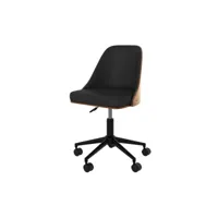 chaise de bureau georges noire