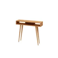 console classique style scandinave geer chêne clair