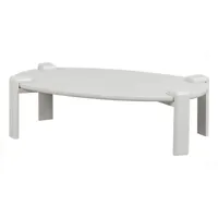 table basse en bois de manguier - brouillard - 28x100x60 - turtle