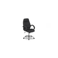 chaise de bureau chuck tissu filet noir, idéal pour un bureau confortable et design
