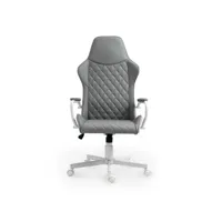 adam - fauteuil de bureau en simili cuir gris adam-gri