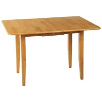 table à manger extensible 90/120 x 60 cm bois clair masela 323680