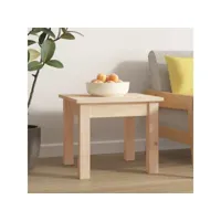 table basse table de salon  bout de canapé 35x35x30 cm bois massif de pin meuble pro frco32727