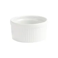plats à soufflé blancs olympia 105(ø)mm - boite de 6