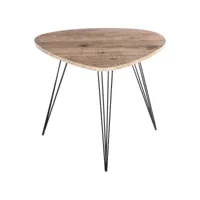 table d'appoint design neile - l. 69 x h. 60 cm - noir