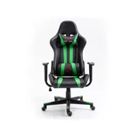fauteuil des jeux fg33 noir et vert