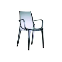 fauteuil en plexiglas vanity - fumé transparent mp-2111_2156623lc