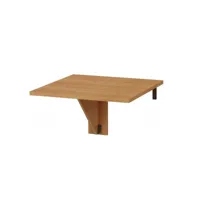 table murale pliable étagère rabattable 70x70 aulne modèle: homni 7 table pliante