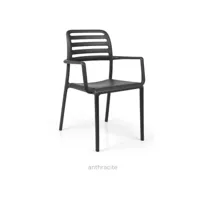 fauteuil en polypropylène costa - antracite 02 mp-2110_2156616lc