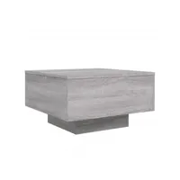 table de salon sonoma gris 55x55x31 cm bois d'ingénierie
