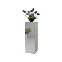 table d'appoint design colonne en miroir clair l. 30 x p. 30 x h. 76 cm collection palo viv-95984