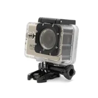 camera embarquée sport lcd caisson étanche waterproof 12 mp fullhd 1080p or 16go yonis