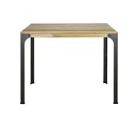 table mange debout bristol - industriel vintage 59x59x108 cm ccvb5959108 18 ev