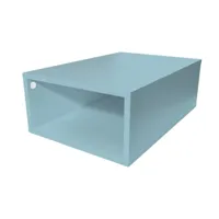 cube de rangement bois 75x50 cm  bleu pastel cube75-bp