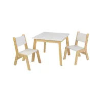 ensemble table moderne + 2 chaises enfant 27025