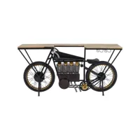table de bar moto noire kare design