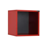 etagère cube murale - rouge katy