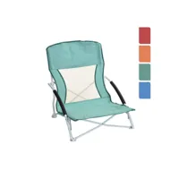 chaise de plage pliante, métallique. couleur au choix e3-73726