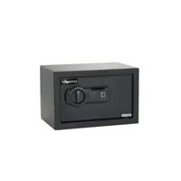 coffre fort safe compact ii 8,5l avec capteur d'empreintes digitales noir hjh office