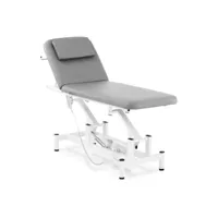 table de massage électrique confortable charge max 150 kg gris helloshop26 14_0007748