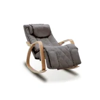 rocking chair massant youki sp5900grisclair