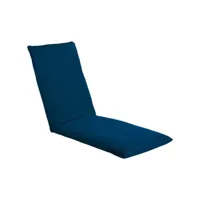 transat chaise longue bain de soleil lit de jardin terrasse meuble d'extérieur pliable tissu oxford bleu marine helloshop26 02_0012888