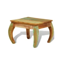 table basse table de salon  bout de canapé vintage bois recyclé meuble pro frco36401