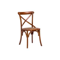 chaise en bois moderne chaise salle à manger et cuisine thonet en frêne massif et assise en rotin chaise vintage finition noyer 48x52x88 cm l4276