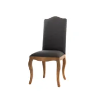 chaise renoir gris foncé (lot de 2)