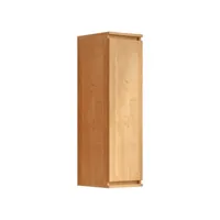 corro - armoire suspendue style moderne salon/bureau - 99x40x30 - 1 porte+3 étagères - aulne