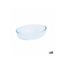 plat de four pyrex classic 26 x 18 x 7 cm transparent verre (6 unités)